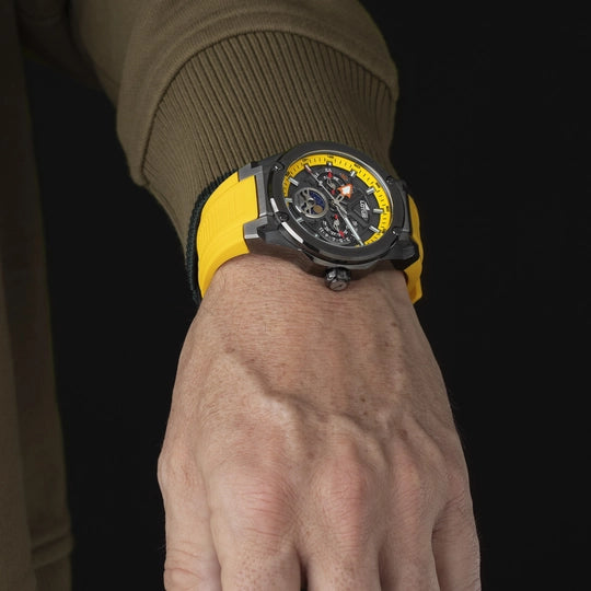 RELOJ LOTUS VORTEX AMARILLO 18946/1  MANO