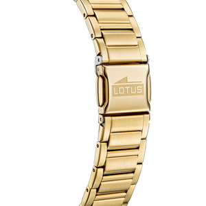 Reloj Lotus Square Series 18970/1 para mujer, esfera blanca, 35 mm, vista de detalle