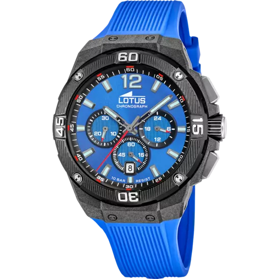 RELOJ LOTUS CHRONO 18975/1 AZUL CORREA DE CAUCHO