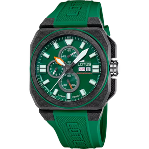 RELOJ LOTUS CHRONO 18976/2 VERDE CORREA DE CAUCHO