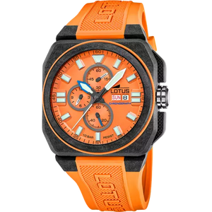 RELOJ LOTUS CHRONO 18976/6 NARANJA CORREA DE CAUCHO