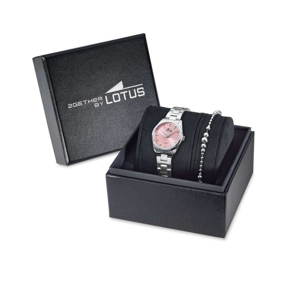 Reloj Lotus 2gether 19006/2 para mujer, esfera rosa claro, 26 mm, vista de detalle