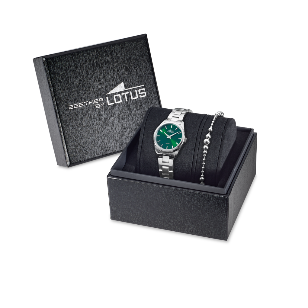 Reloj Lotus 2gether 19006/3 para mujer, esfera verde, 26 mm, vista de detalle