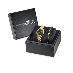 Reloj Lotus 2gether 19007/4 para mujer, esfera negra, 26 mm, vista de detalle