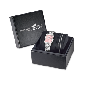 Reloj Lotus 2gether 19008/2 para mujer, esfera rosa claro, 22 mm, vista de detalle