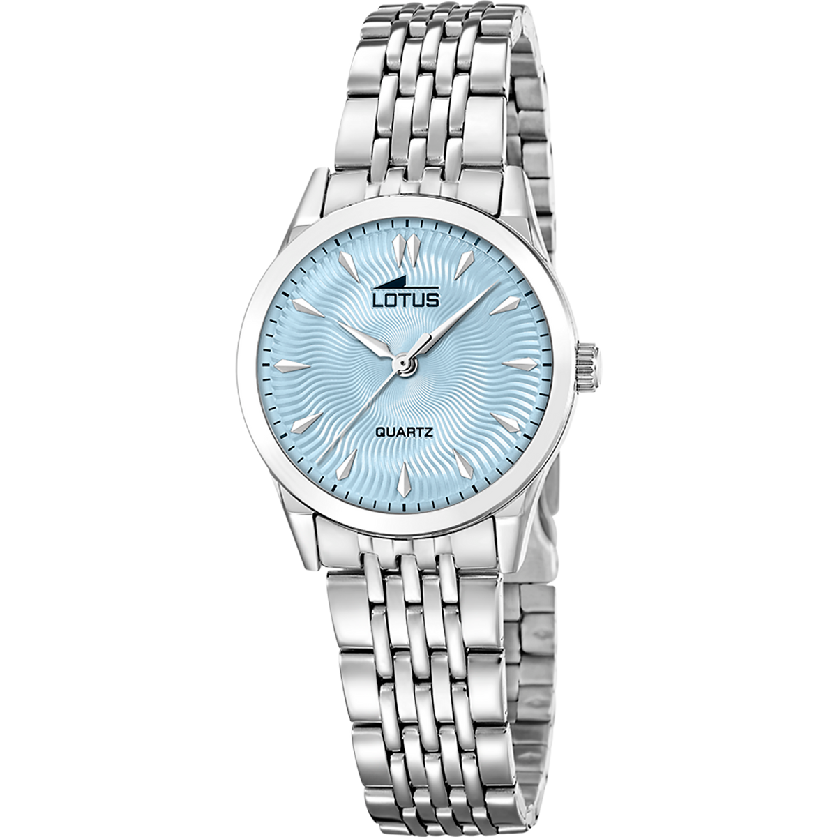 Reloj Lotus Classic Steel 19058/3 para mujer, esfera azul, 30.5 mm