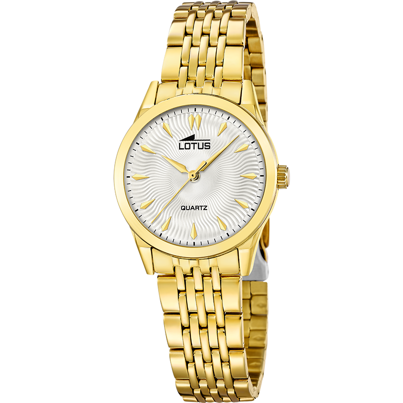 Reloj Lotus Classic Steel 19059/1 para mujer, esfera plateada, 30.5 mm