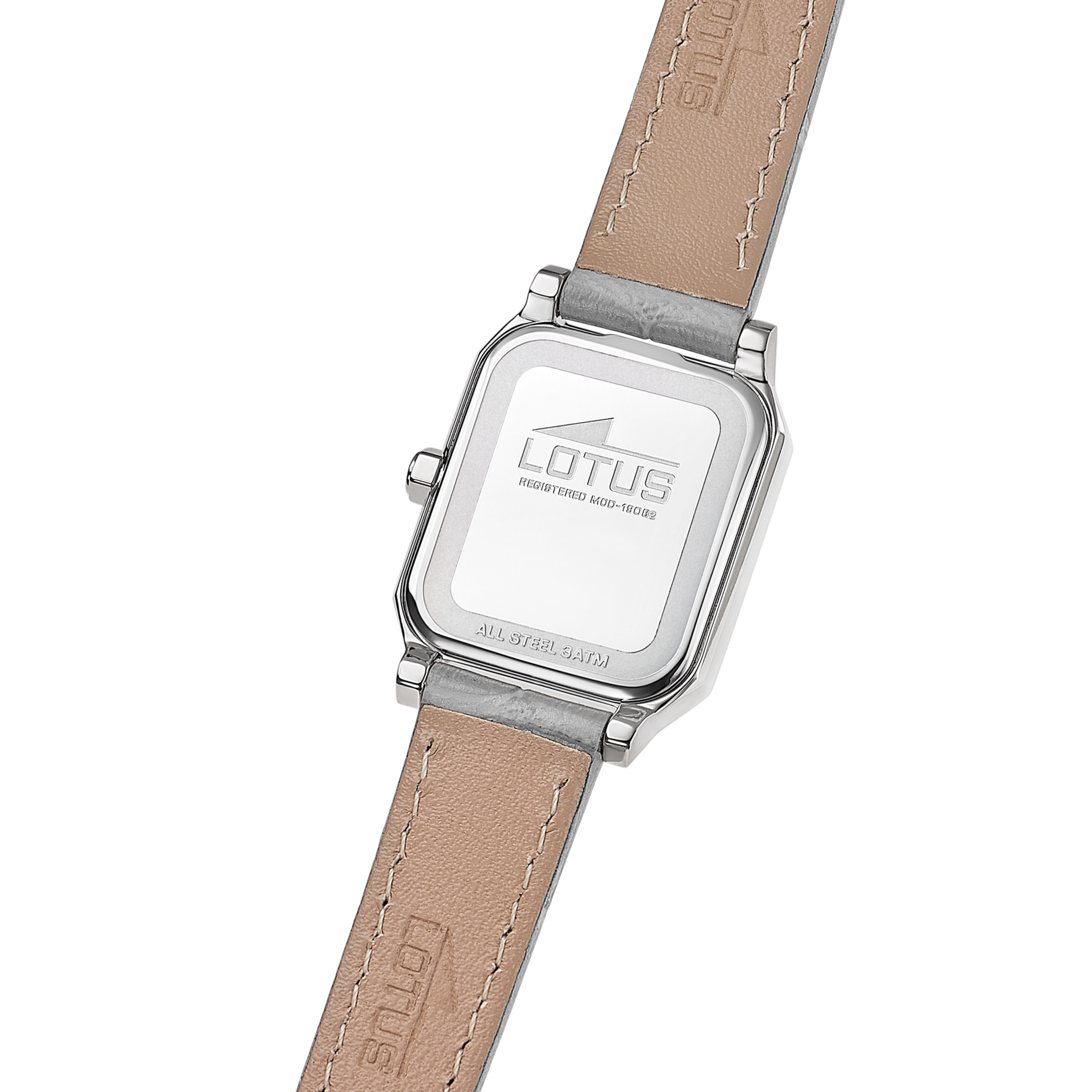 Reloj Lotus Square Series 19082/2 para mujer, esfera multicolor, 21.2 mm, vista de detalle