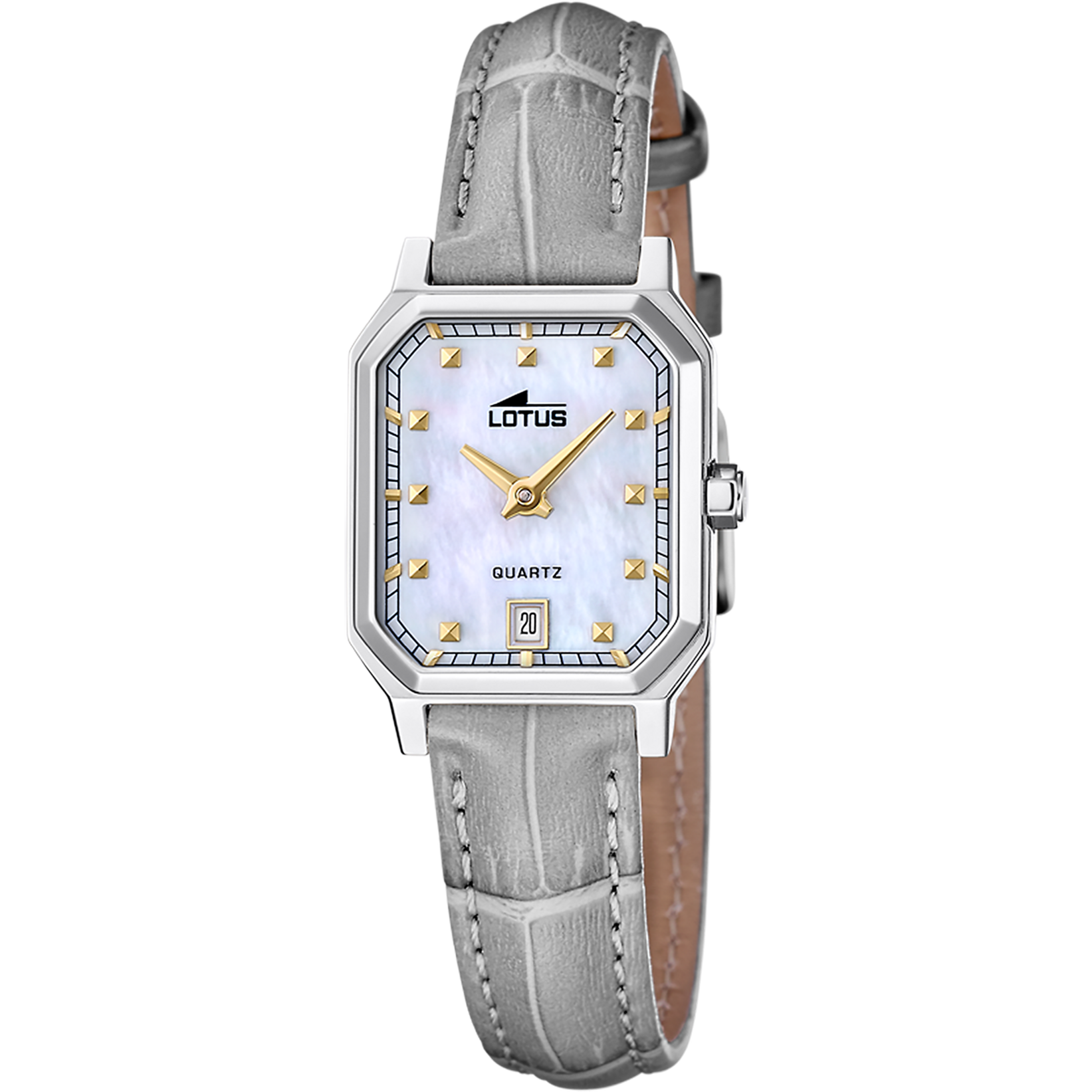 Reloj Lotus Square Series 19082/2 para mujer, esfera multicolor, 21.2 mm
