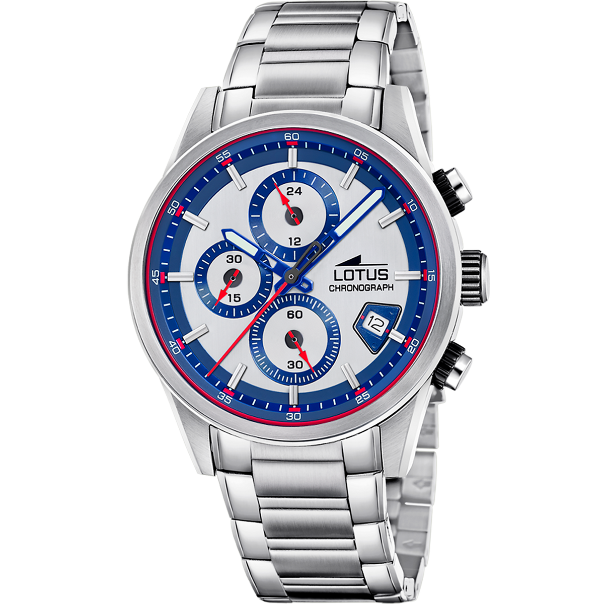 Reloj Lotus Pulse 19084/2 para hombre, esfera azul, 41 mm