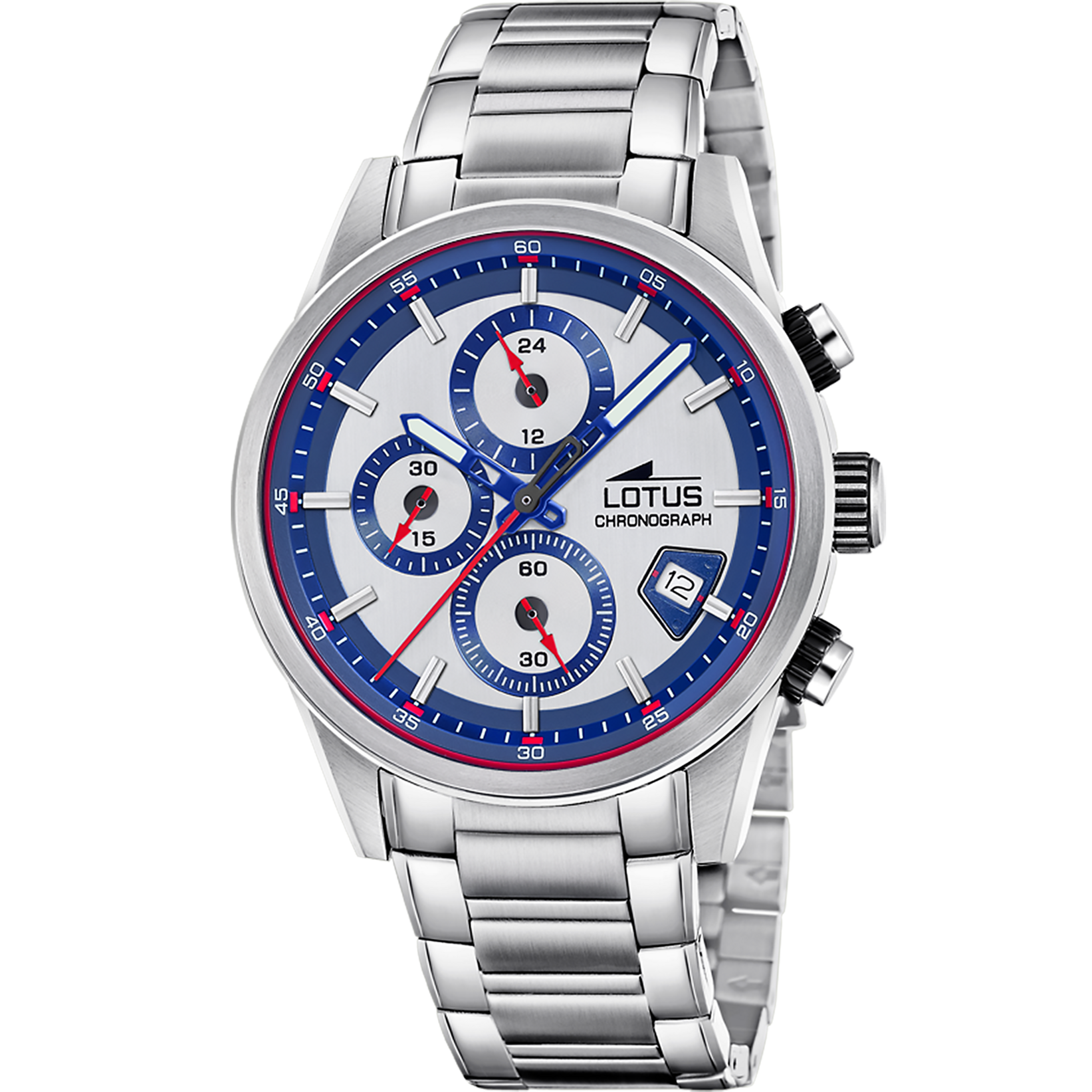 Reloj Lotus Pulse 19084/2 para hombre, esfera azul, 41 mm