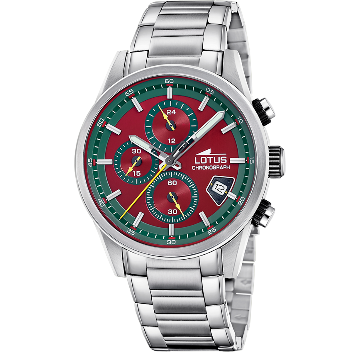 Reloj Lotus Pulse 19084/4 para hombre, esfera roja, 41 mm
