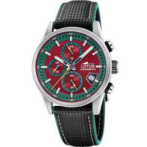 Reloj Lotus Pulse 19085/4 para hombre, esfera roja, 41 mm