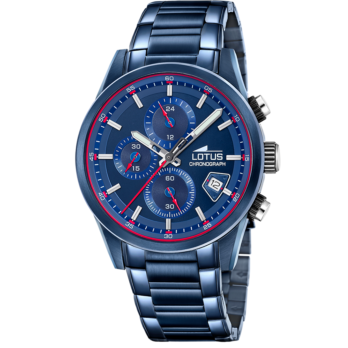Reloj Lotus Pulse 19086/2 para hombre, esfera azul, 41 mm