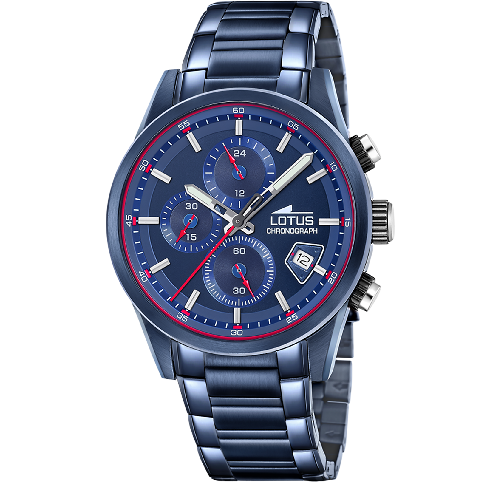 Reloj Lotus Pulse 19086/2 para hombre, esfera azul, 41 mm