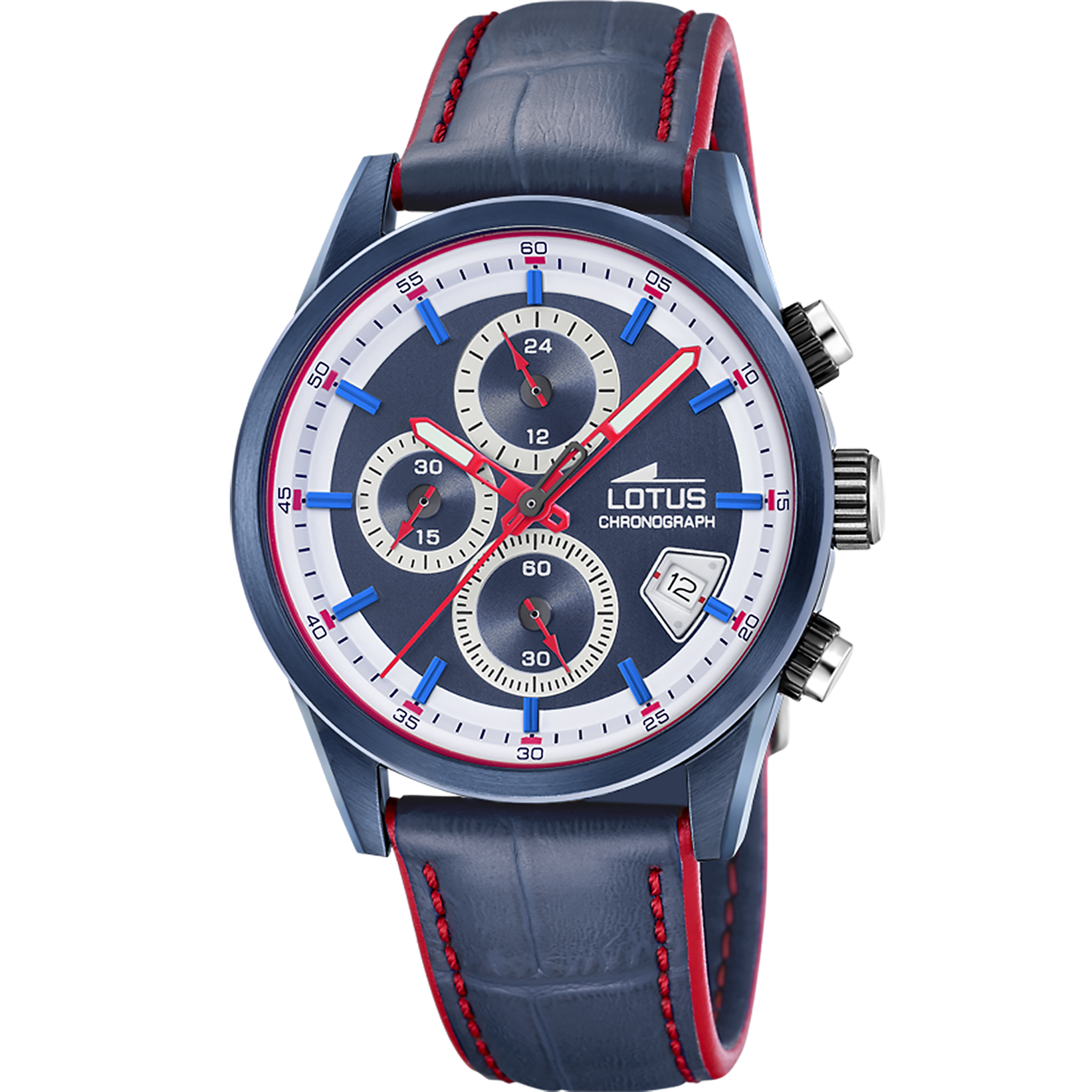 Reloj Lotus Pulse 19087/1 para hombre, esfera azul, 41 mm