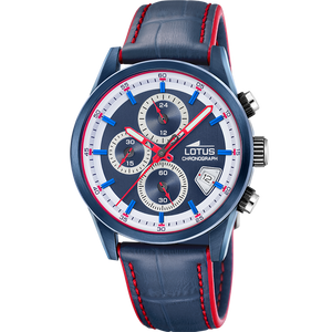 Reloj Lotus Pulse 19087/1 para hombre, esfera azul, 41 mm
