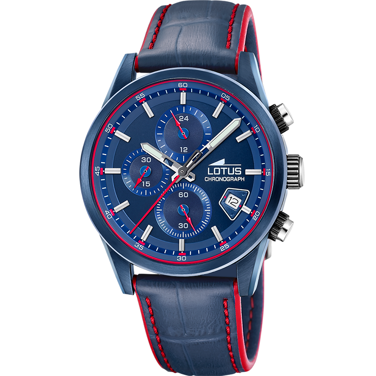 Reloj Lotus Pulse 19087/2 para hombre, esfera azul, 41 mm