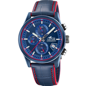Reloj Lotus Pulse 19087/2 para hombre, esfera azul, 41 mm