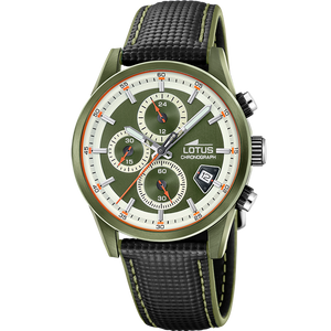 Reloj Lotus Pulse 19091/1 para hombre, esfera verde, 41 mm