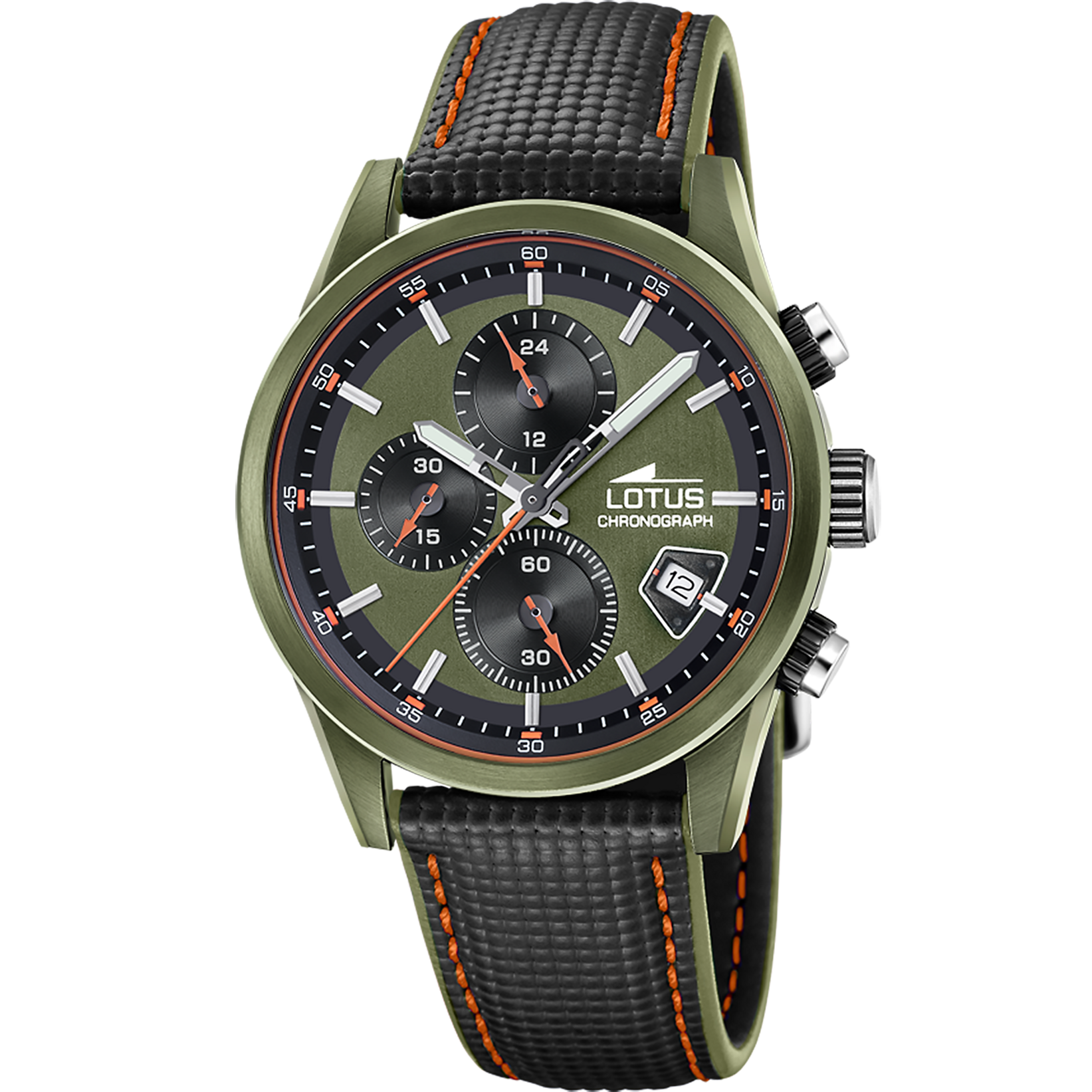 Reloj Lotus Pulse 19091/3 para hombre, esfera verde, 41 mm