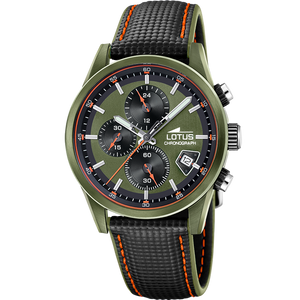 Reloj Lotus Pulse 19091/3 para hombre, esfera verde, 41 mm