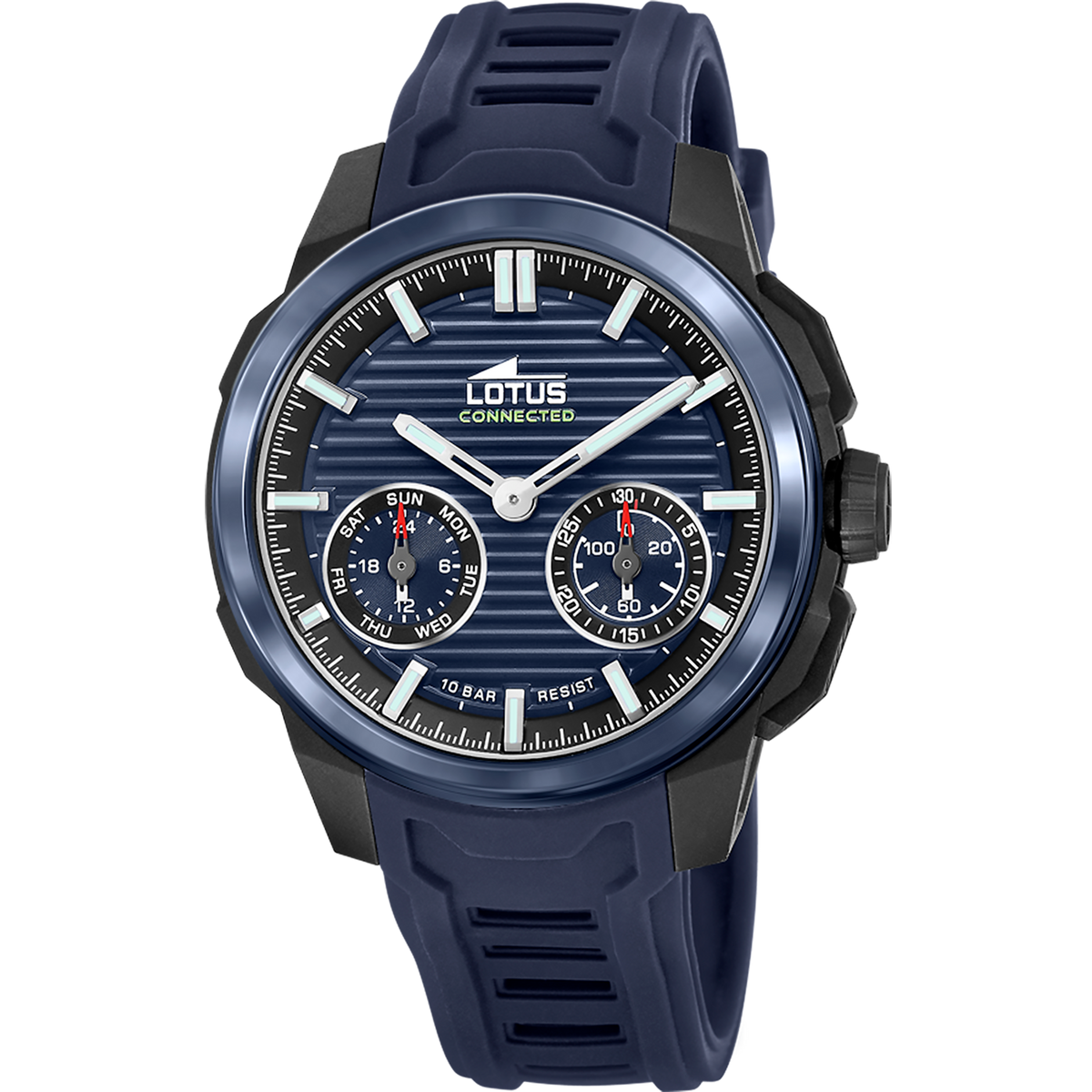 Reloj Lotus Connected 19092/2 para hombre, esfera azul, 43.5 mm