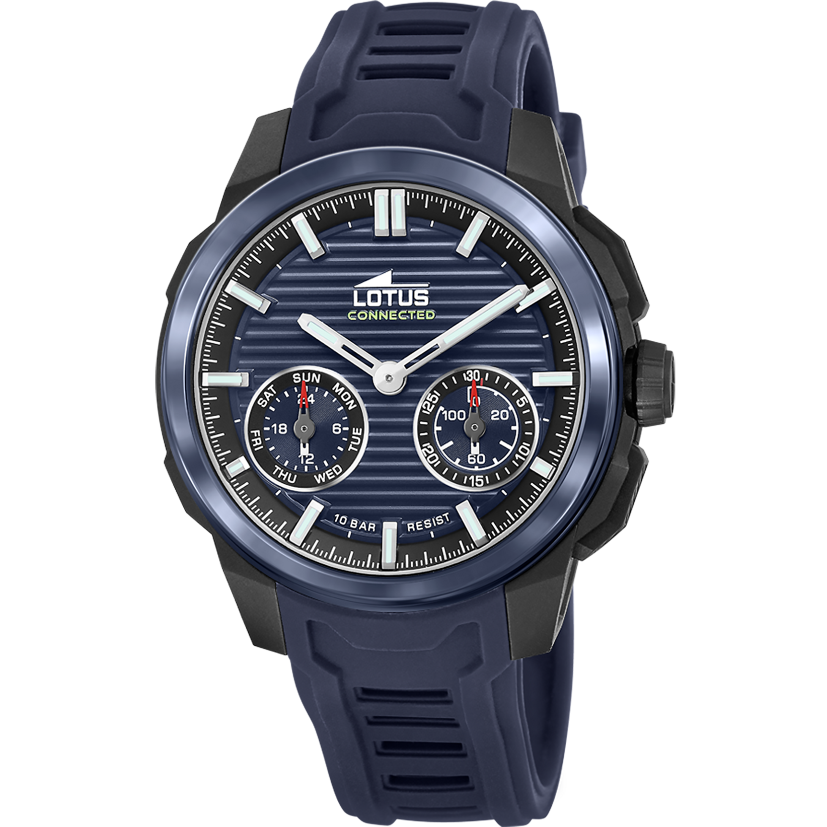Reloj Lotus Connected 19092/2 para hombre, esfera azul, 43.5 mm