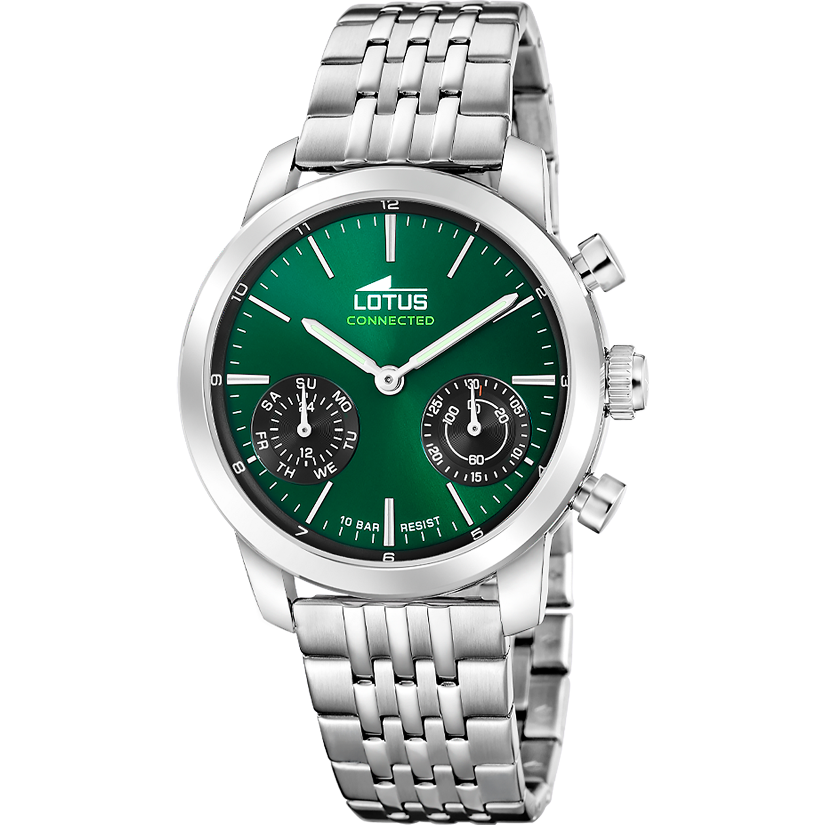 Reloj Lotus Connected 19093/1 para hombre, esfera verde, 40 mm