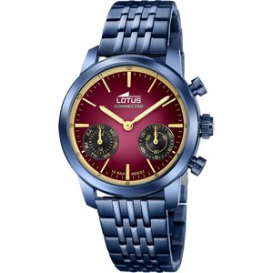 Reloj Lotus Connected 19094/1 para hombre, esfera roja, 40 mm