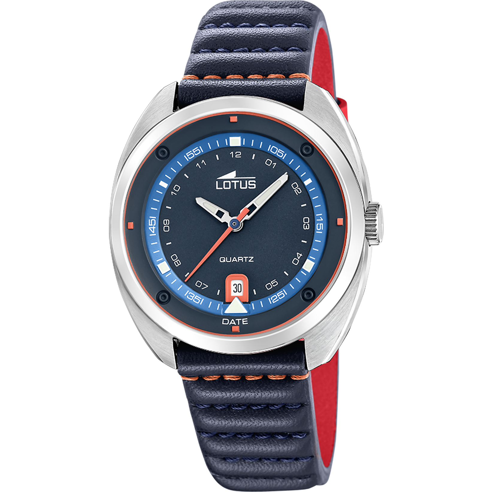 Reloj Lotus Pulse 19096/1 para hombre, esfera azul, 39.5 mm