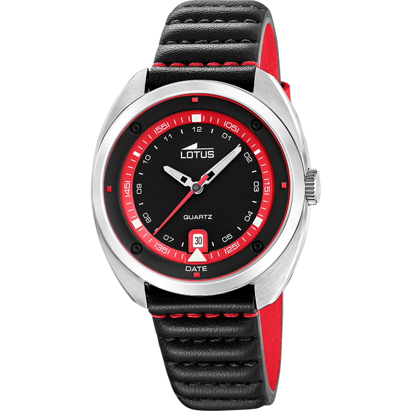 Reloj Lotus Pulse 19096/2 para hombre, esfera negra, 39.5 mm