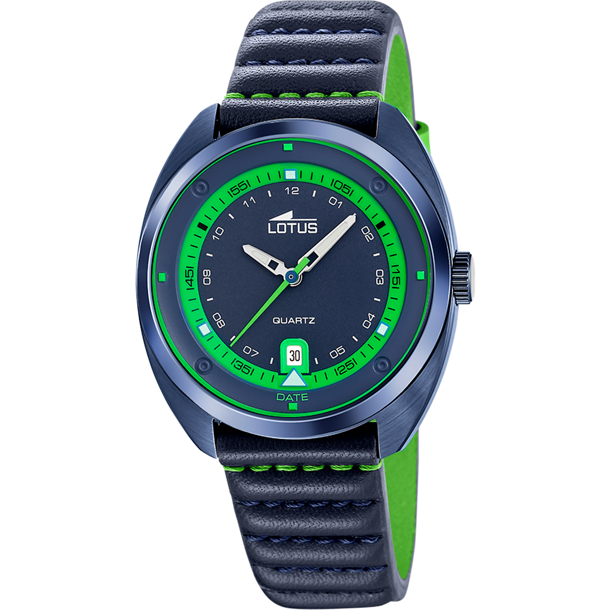 Reloj Lotus Pulse 19097/2 para hombre, esfera verde, 39.5 mm