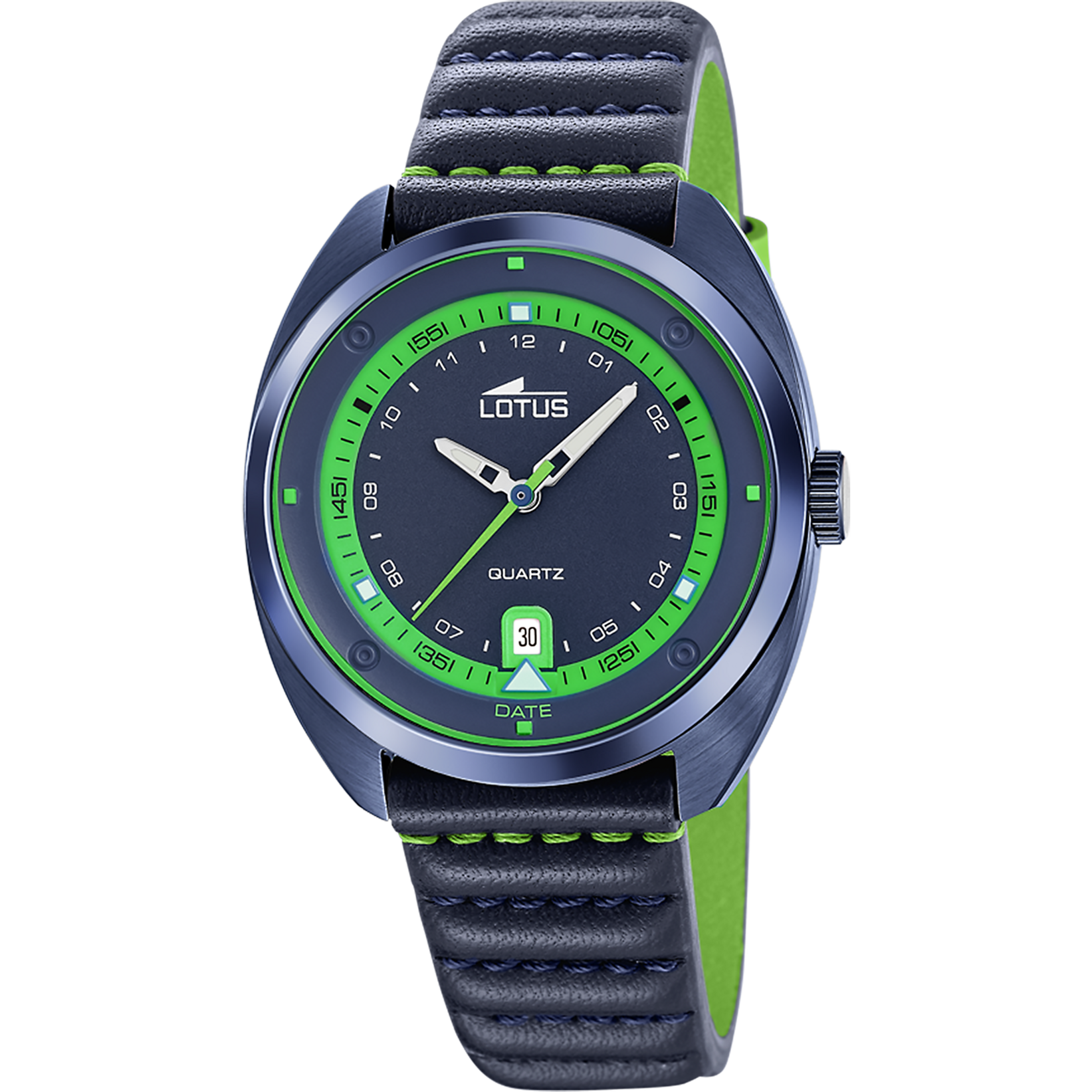 Reloj Lotus Pulse 19097/2 para hombre, esfera verde, 39.5 mm