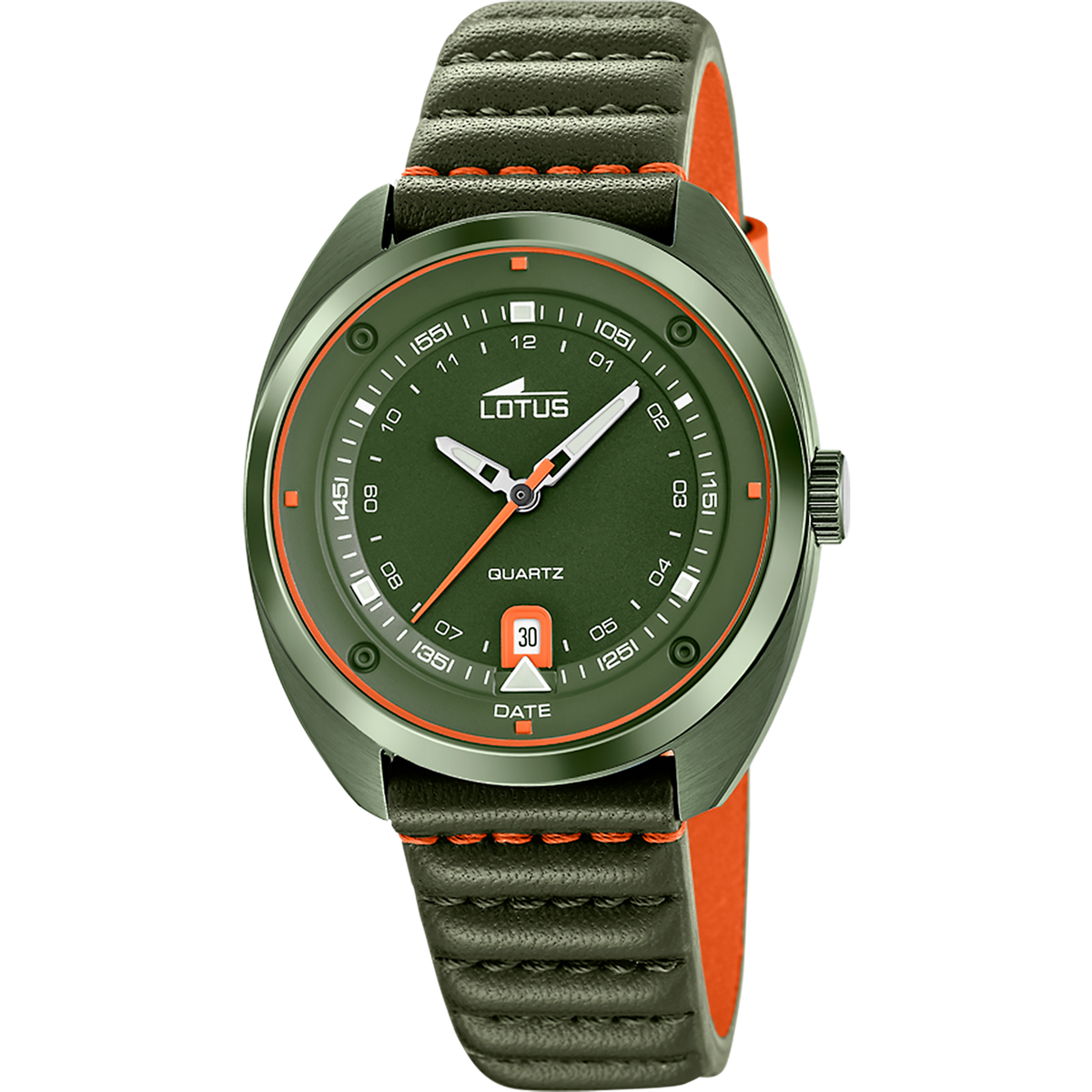 Reloj Lotus Pulse 19098/1 para hombre, esfera verde, 39.5 mm
