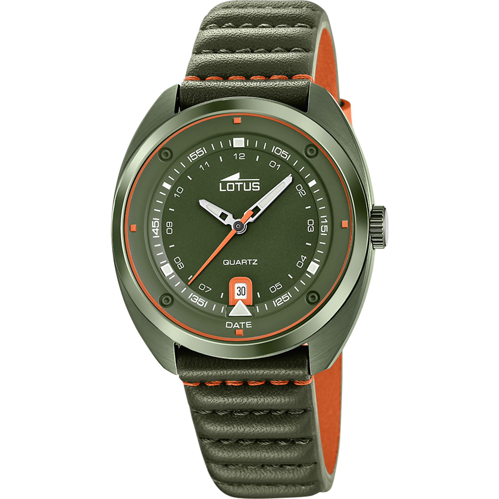 Reloj Lotus Pulse 19098/1 para hombre, esfera verde, 39.5 mm