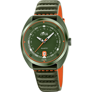Reloj Lotus Pulse 19098/1 para hombre, esfera verde, 39.5 mm