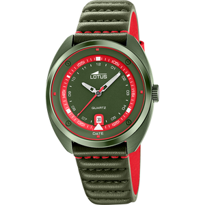 Reloj Lotus Pulse 19098/3 para hombre, esfera verde, 39.5 mm