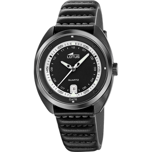 Reloj Lotus Pulse 19099/1 para hombre, esfera negra, 39.5 mm