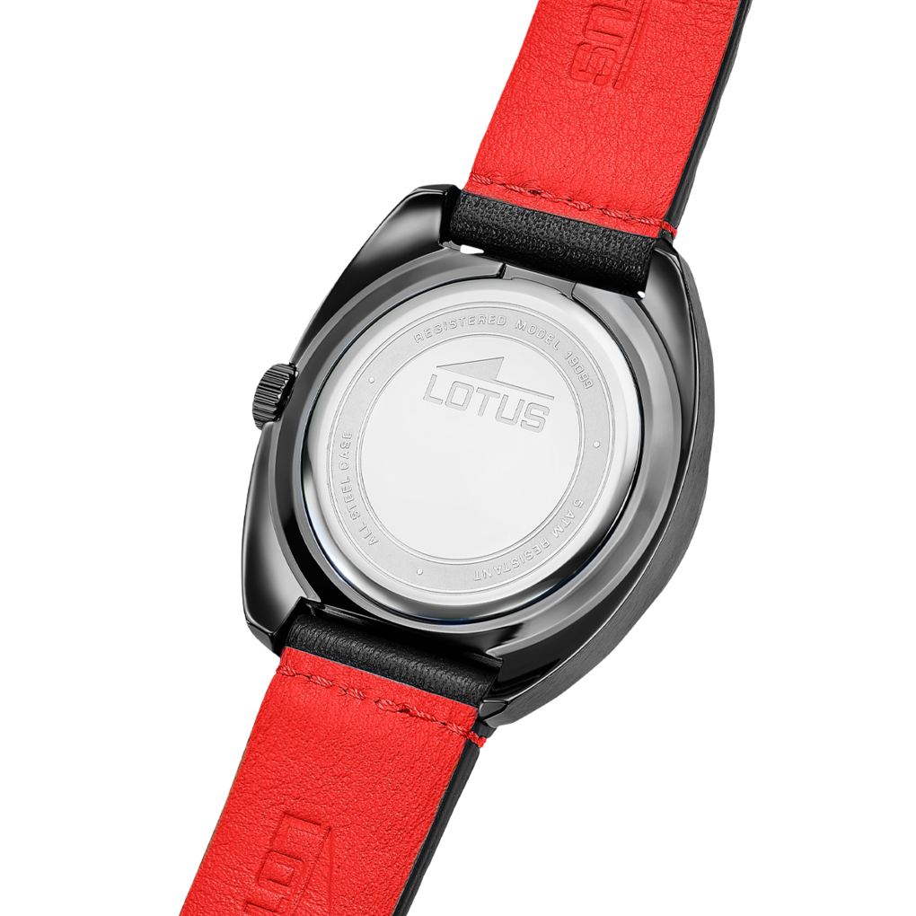 Reloj Lotus Pulse 19099/2 para hombre, esfera negra, 39.5 mm, vista de detalle
