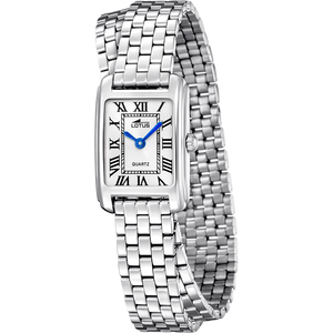 Reloj Lotus Old Money 19100/1 para mujer, esfera plateada, 19.5 mm