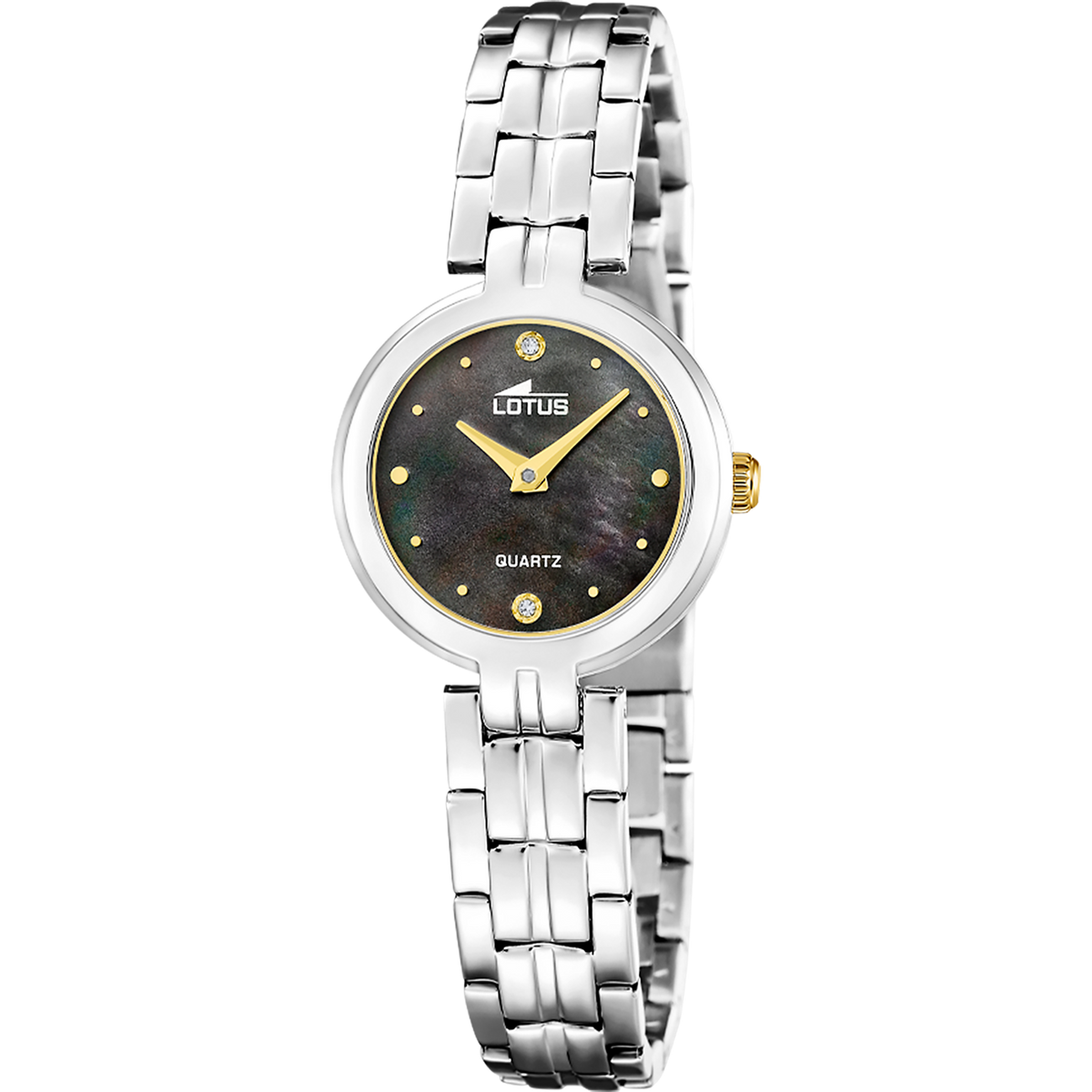 Reloj Lotus Old Money 19102/5 para mujer, esfera negra, 26 mm