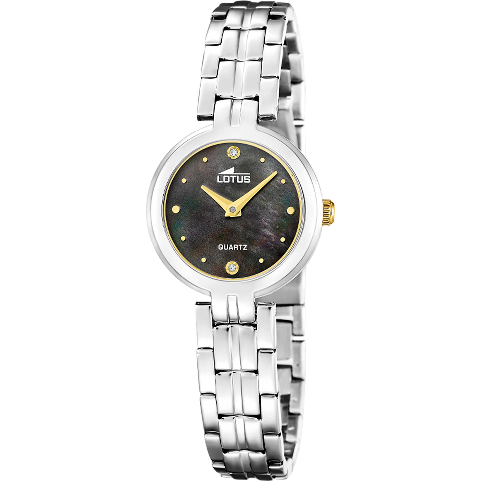 Reloj Lotus Old Money 19102/5 para mujer, esfera negra, 26 mm