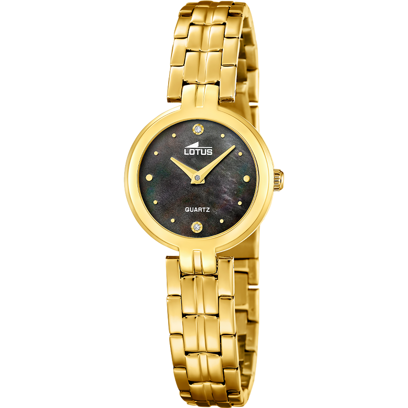 Reloj Lotus Old Money 19103/4 para mujer, esfera negra, 26 mm