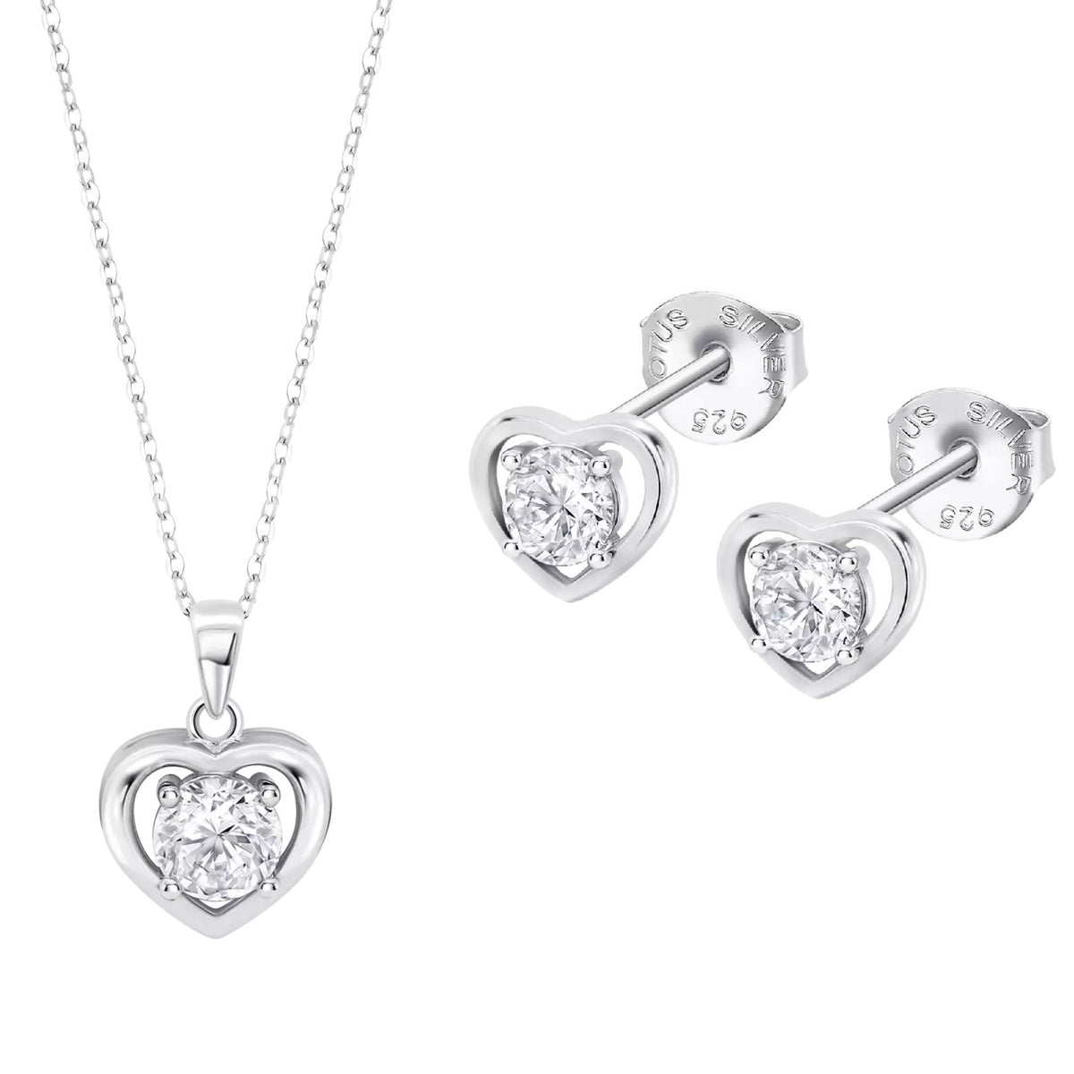 Conjunto plata lotus silver lp3092-1