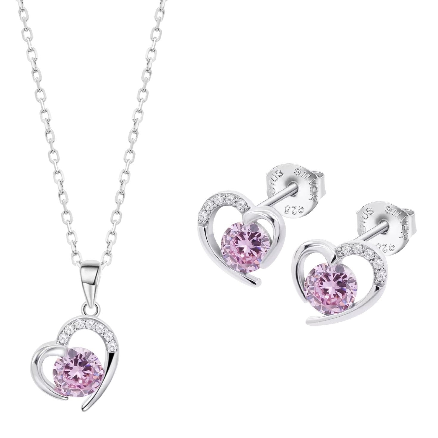 Conjunto plata lotus silver lp3106-2