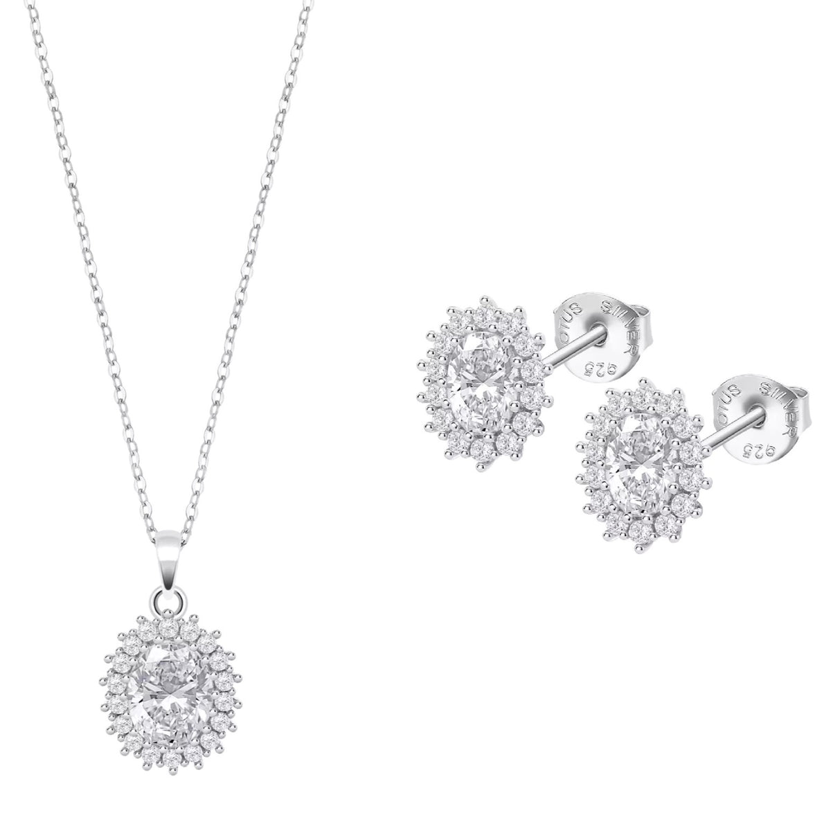 Conjunto plata lotus lp3459-2