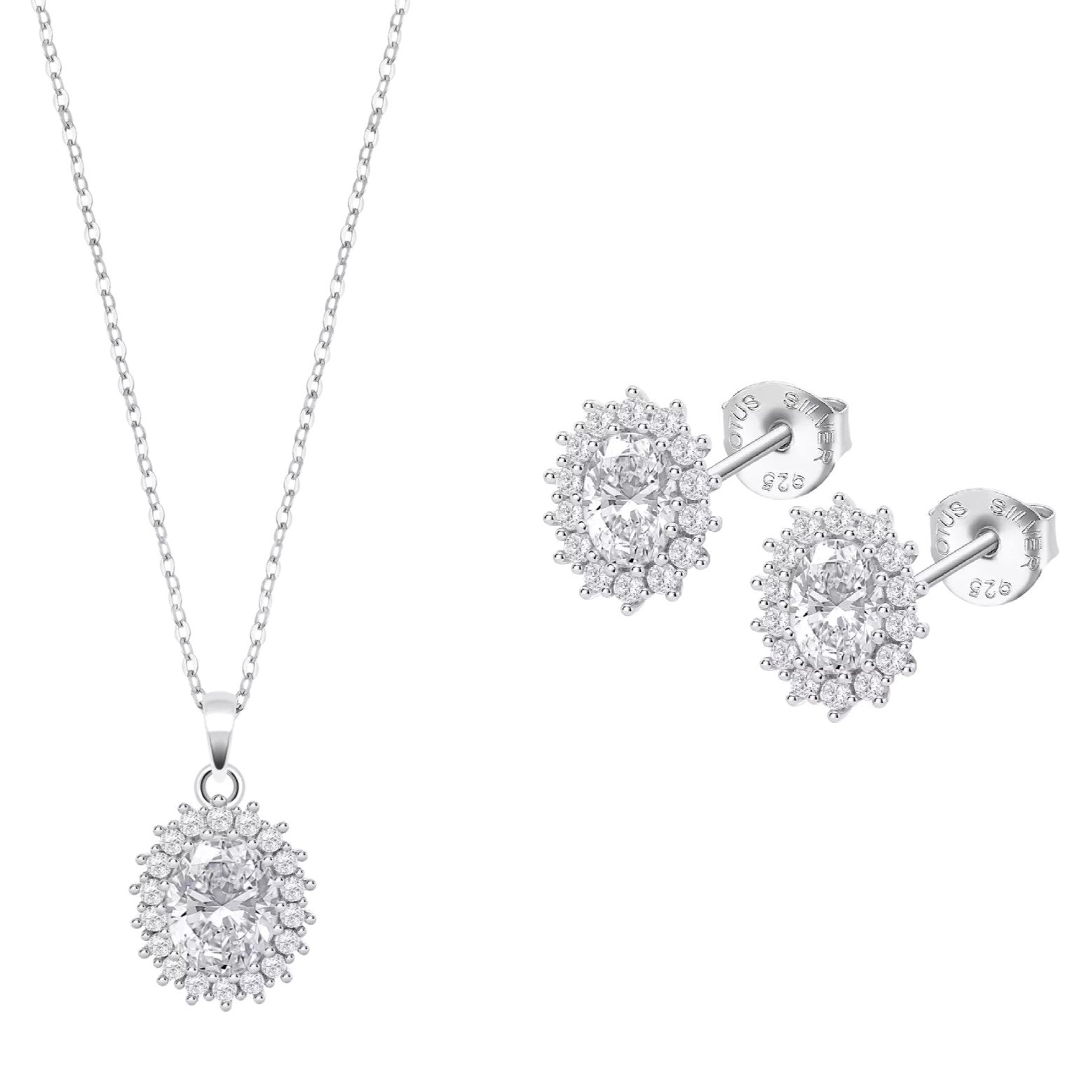 Conjunto plata lotus lp3459-2