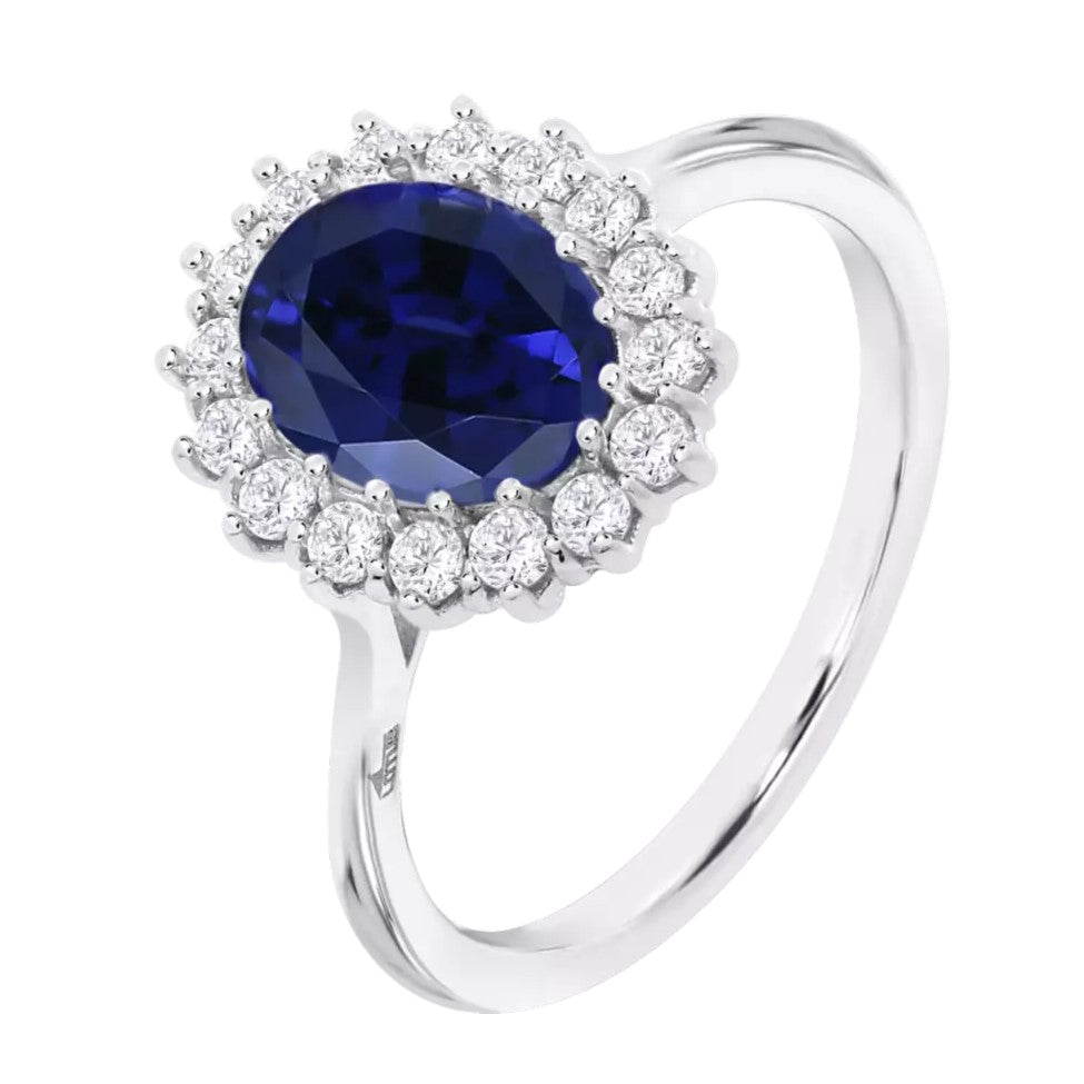 Anillo de plata de ley con rosetón grande de la colección Lotus Silver foto