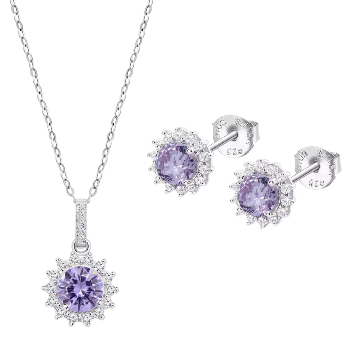 Conjunto plata lotus silver lp3791-2